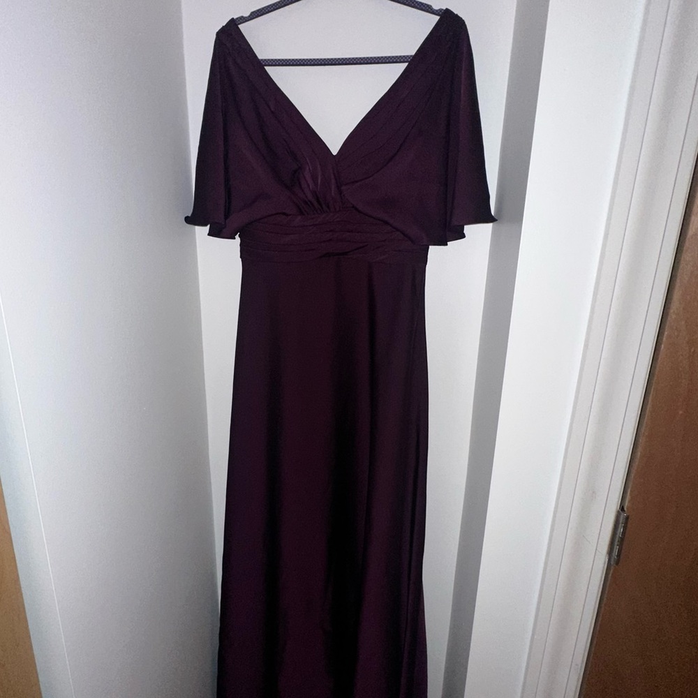 Azazie Pamela Dress | PLUM | A10 - Picture 3 of 7